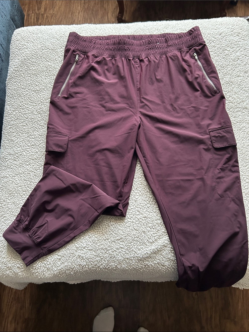 Old Navy Burgundy Track Joggers